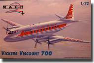  Mach 2  1/72 Vickers Viscount 700 Aircraft w/Capital Airlines & British European Airways Markings MAC0046