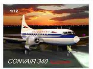  Mach 2  1/72 Convair 340 Allegheny Pug Nose Commercial Airliner MAC52