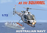  Mach 2  1/72 AS350 Squirrel Australian Navy/Army Helicopter MAC60