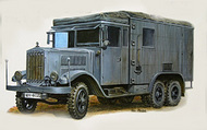 Krupp L3H163 Kfz 354 Encl Canvas Coverd Truck #MAC72086