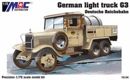 M.B. G3 Kfz.62 'Deutsche Reichsbahn' resin parts (water tank) and a small p/e fret included #MAC72134