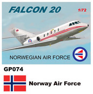  Mach 2  1/72 Dassault-Mystere Falcon 20 Norway Air Force MACHGP074