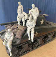Custom Figures: Five British Crew of Sherman 'Akilla' #MMF16-003