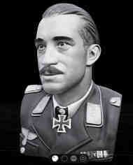 Bust: Adolf Galland 1944 - 'General der Jagdflieger' - 104 kills #MMF4-007