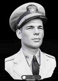 Bust: Richard Halsey 'Dick' Best - Service Dress - 2 Aircraft Carrier Sunk #MMF4-019