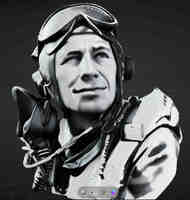 Bust: Chuck Yeager - 11.5 kills - Fastest Man Alive #MMF4-024