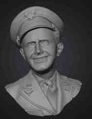 Maddog Mini Factory  1/4 Bust: Major John Jerstad - Ploesti Raid Medal of Honor (Posthumous) MMF4-031