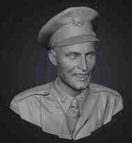 Bust: Col. Walter T. Stewart - Ploesti Raid 'Utah Man' #MMF4-035