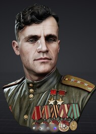 Bust: Nikolai Gulaev - 50 kills P-39 #MMF4-045
