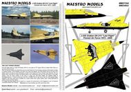  Maestro Models  1/48 Saab J-35S 'Draken' DK-215 Last flight (designed to be used with Eduard and Hasegawa kits) [J-35S J-35O J-35J RF-35 J-35F] MMMD4802