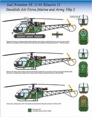  Maestro Models  1/48 Hkp2 Alouette II in Swedish Airforce, Marine and Army service MMMD4810