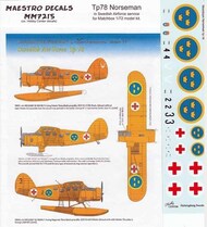  Maestro Models  1/72 Tp78 Norseman in Swedish Airforce Service MMMD7215