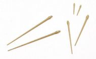  Maestro Models  1/48 Saab J-35 'Draken' pitot tubes, 3 different, 2 sets (turned brass) (designed to be used with Eduard and Hasegawa kits) MMMK4805