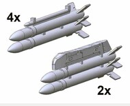 Saab 105 Sk60 13,5 cm m/56 rockets x 12 w. pylons MMMK4944