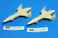  Maestro Models  1/72 Saab JA-37 'Viggen' x 2 Rb04E Attack missile (incl Decals) (designed to be used with Heller kits) MMMK7216
