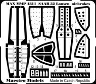  Maestro Models  1/48 Saab 32 'Lansen' airbrake set (designed to be used with Tarangus kits) [Saab A-32A J-32B 'Lansen' ] MMMP4811