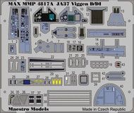  Maestro Models  1/48 Saab JA-37 'Viggen' JA-37D/JA-37DI 'Viggen' cockpit detail set MMMP4817A