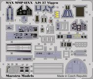  Maestro Models  1/48 Saab AJ-37/AJS-37 'Viggen' interior (designed to be used with Special Hobby and Tarangus kits) MMMP4823