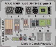 Seversky P-35 SwAF J9 detail set. This set is made for Special Hobby model kit but we presume many parts will be useful on other P-35 kits as well. (designed to be used with Special Hobby kits) #MMMP7220
