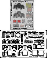 Sk28 de Havilland Vampire T.11 detail set (designed to be used with Airfix kits) (UPDATED VERSION OF MMMP7226) #MMMP7227