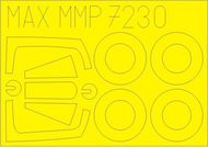  Maestro Models  1/72 Saab 29A / 29B Tunnan canopy mask (designed to be used with Tarangus kits) MMMP7230