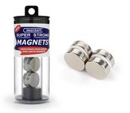  MAGCRAFT RARE EARTH MAGNETS  NoScale 3/4"x1/4" Rare Earth Disc Magnets (4) MFM582
