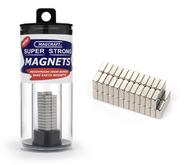  MAGCRAFT RARE EARTH MAGNETS  NoScale 1/4"x1/4"x1/10" Rare Earth Block Magnets (50) MFM610