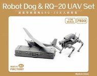  Magic Factory Models  1/35 Armed Robot Dog & RQ-20 UAV Set MFA7503