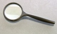  Magnifiers & Tools  NoScale 2" Round Glass Magnifier 5x Power MFR21172