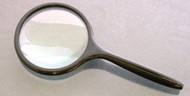  Magnifiers & Tools  NoScale 4" Round Glass Magnifier 2x Power MFR21174