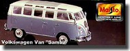 Assembly Line Metal Model Kit: 1962 VW Samba Bus (Red/Cream) - Pre-Order Item #MAI39956