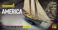 Yacht America - Wood Plank-On-Bulkhead Model Ship Kit #MOL26