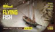 Flying Fish 2-Masted 18th Century US Fishing Schooner #MOL6