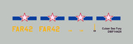  Mark I Decals  1/144 Cuban Hawker Sea Fury DMF14424