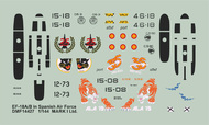  Mark I Decals  1/144 EF-18A/B Hornet in Spanish AF - Pre-Order Item DMF14427