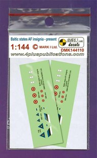  Mark I Decals  1/144 Baltic states air forces - insignia, 2 sets DMK144110