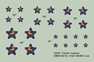  Mark I Decals  1/144 SAAF 'Springbok and Castle' Insignia (1958-81), 2 sets DMK144112