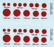Japanese National Insignia/National Insignia/Hinomaru, White outline #DMK14412
