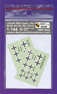  Mark I Decals  1/144 Luftwaffe Crosses (Balkenkreuz) late type Grey DMK14442