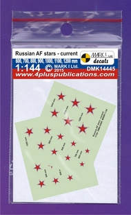  Mark I Decals  1/144 Soviet AF stars, modern (size 600, 700, 800, 900, 1000, 1100, 1200 mm) DMK14445
