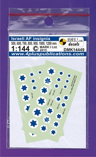  Mark I Decals  1/144 Israeli AF Insignia (size 500, 600, 700, 800, 900, 1000, 1200 mm) DMK14449