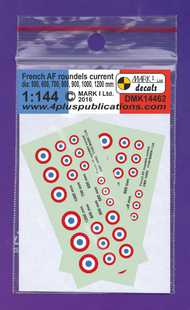  Mark I Decals  1/144 French AF roundels, modern (dia 500,600,700,800,900,1000,1200 mm) DMK14462