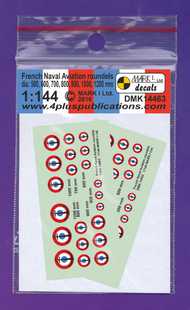  Mark I Decals  1/144 French Aeronavale roundels (dia 500,600,700,800,900,1000,1200 mm) DMK14463