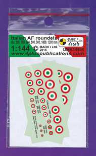  Mark I Decals  1/144 Italian AF roundels (dia 300,500,600,800,900,1000,1200 mm) DMK14464