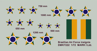  Mark I Decals  1/72 Brazilian AF Insignia, 2 sets - Pre-Order Item DMK7222