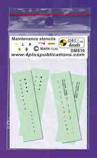 Aircraft Maintenance Stencils (various types), 2 sets DMS10