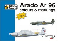Arado Ar.96 Colour And Markings AND Decals (designed to be used with Special Hobby kits) #MKD48002