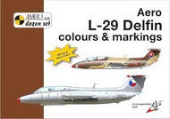  Mark I Guide  Books Aero L-29 'Delfin' colour and markings plus 1:48 decal MKD48007