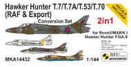 Hawker Hunter T.7 (RAF & Export) Conversion Set (2in1) #MKA14432