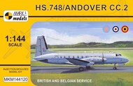  Mark I Models  1/144 Hawker-Siddeley HS.748 Andover Military Europe (RAF, RAE, Belgian AF) MKM144120